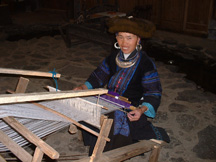 Woman Weaving photo